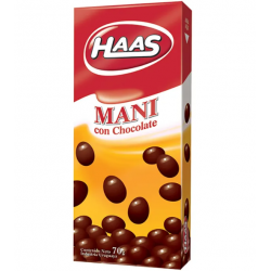 MANI CON CHOCOLATE 70g HAAS