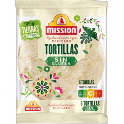 WRAPS SIN GLUTEN x6 MISSION