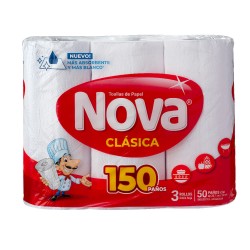 ROLLOS DE COCINA x3 NOVA