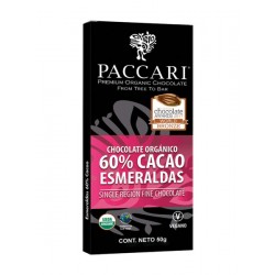 CHOCOLATE 60% CACAO 50g...